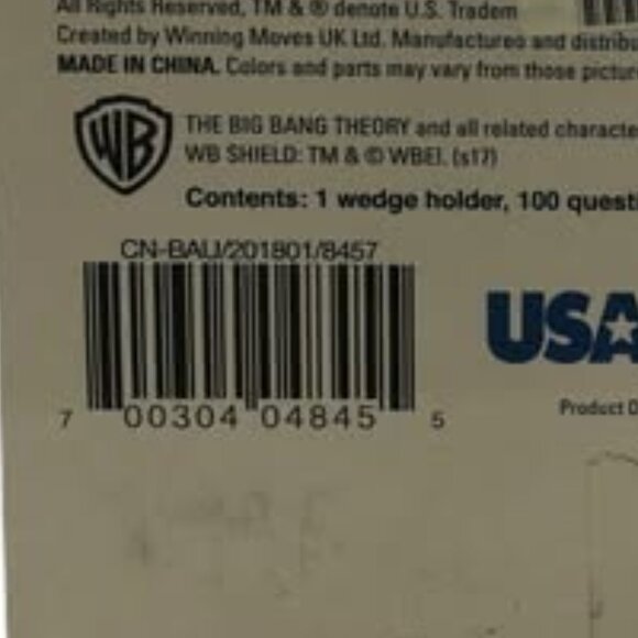 USAOPOLY The Big Bang Theory Trivial Pursuit Game Sheldon Cooper NIB - Picture 6 of 6